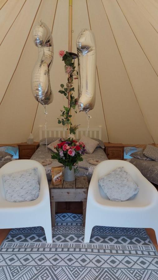 Hopgarden Glamping - Luxury 6M Bell Tent Wadhurst Exterior foto